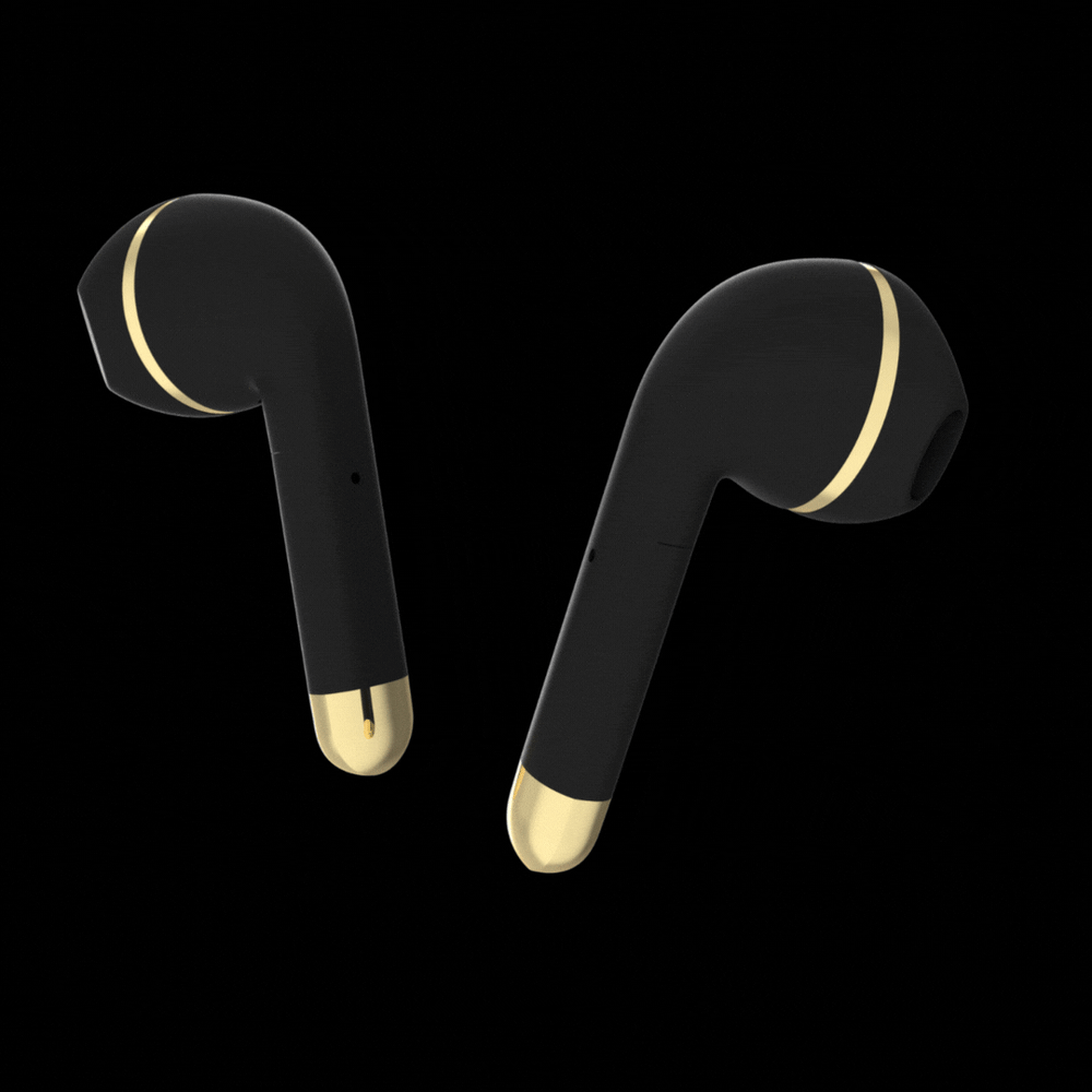 Gem earbuds smart touch controls display